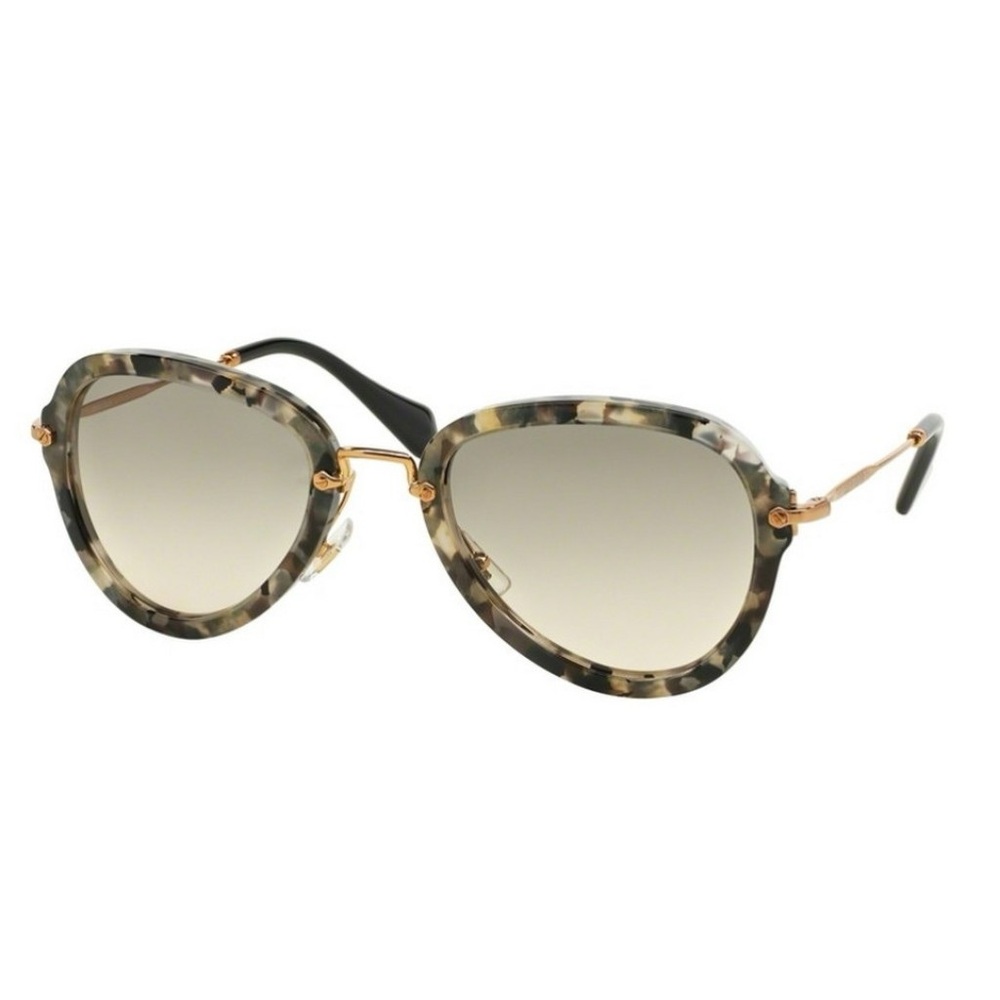 Miu miu black Tortoiseshell Sunglasses